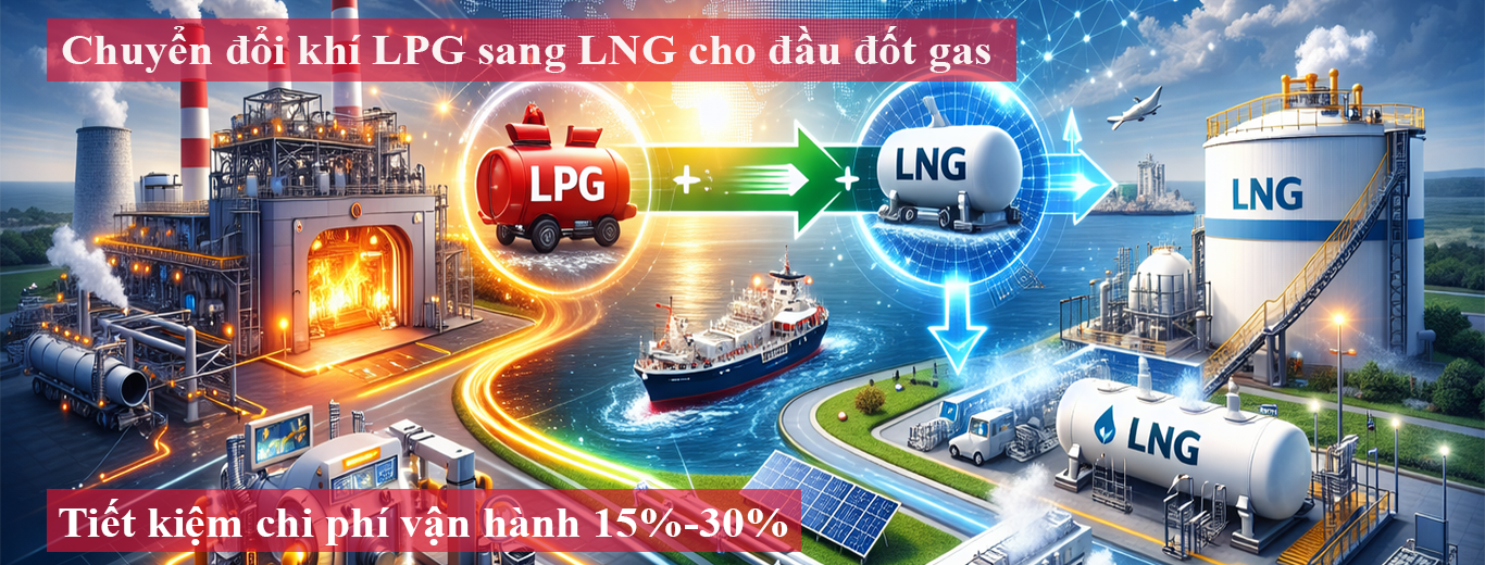 Chuyển đổi khí LPG to LNG