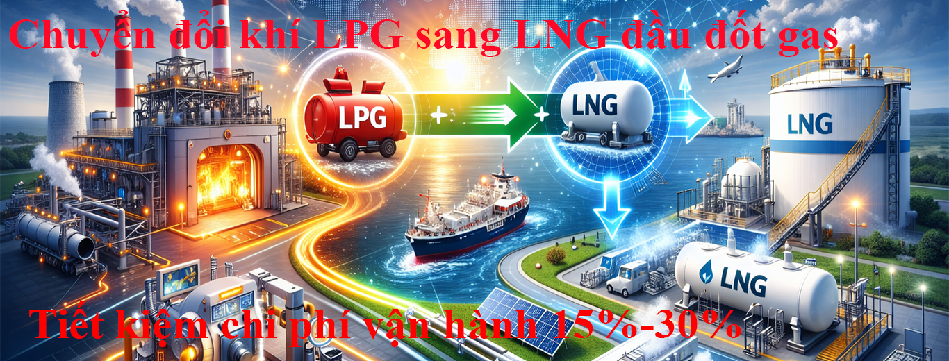 Chuyển đổi khí LPG to LNG