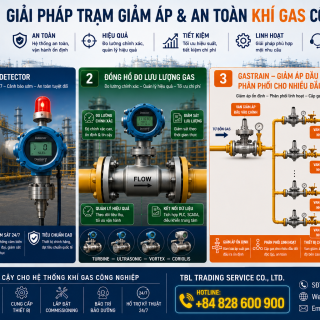 Giải Pháp Trạm Gas Và Gas Train An Toàn Cho Nhà Máy Công Nghiệp