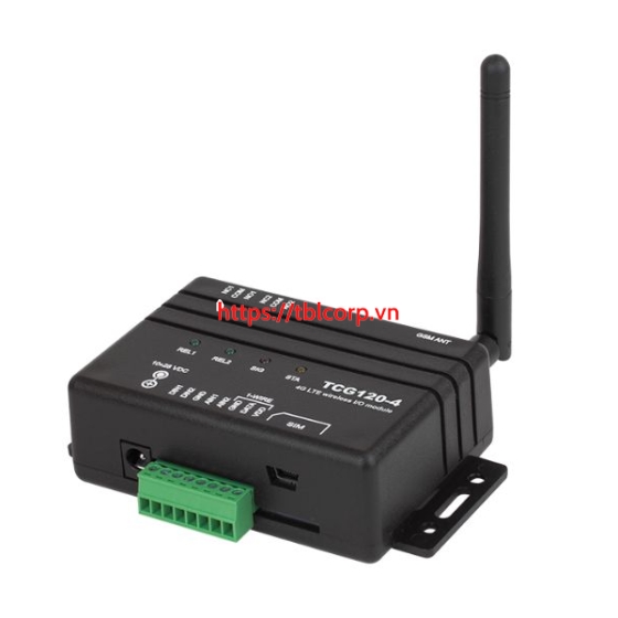 TCG120-4 mô-đun I/O không dây 4G LTE