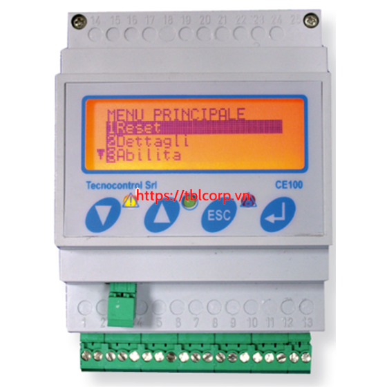CE100 Bộ điều khiển từ 2 đến 6 cảm biến dò khí