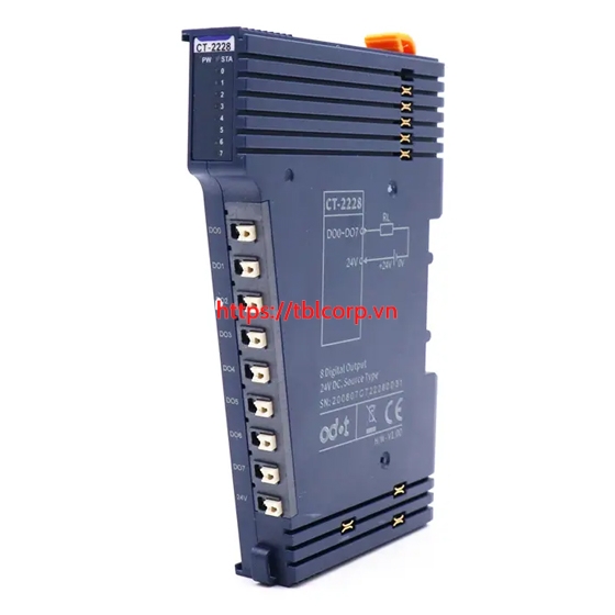 CT-2228 - 8DO DC Source. Module kỹ thuật số ngõ ra 8 kênh 24VDC Source của Odot