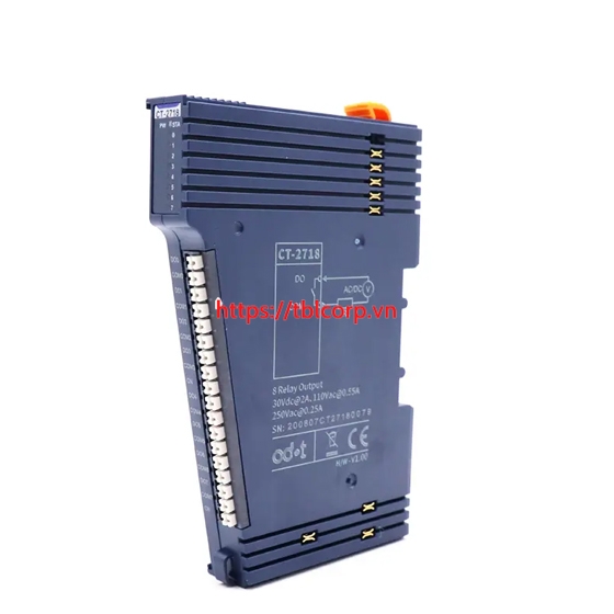 CT-2718 - 8DO Relay. Relay ngõ ra 8 kênh 2A 30VDC 60W