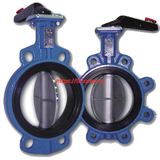 VF-733 Van bướm Lug Type  DN40-DN600